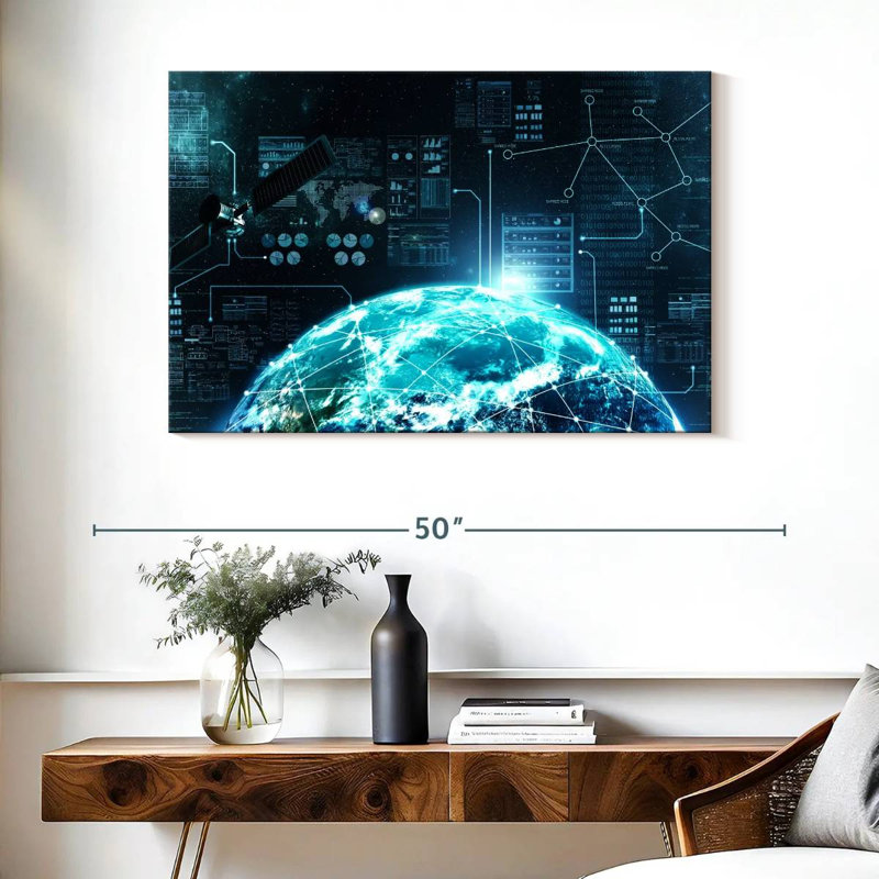 Keiri Internet In Space, 26" H x 39" W