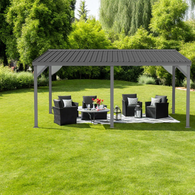 Pavillons et abris de jardin en acier durable (doit inclure le cadre), pavillon de jardin moderne