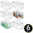 mDesign Plastic Storage Bin Box Container, Lid and Handles-98155404-98155402