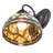 8" Wide Pinecone Wall Sconce