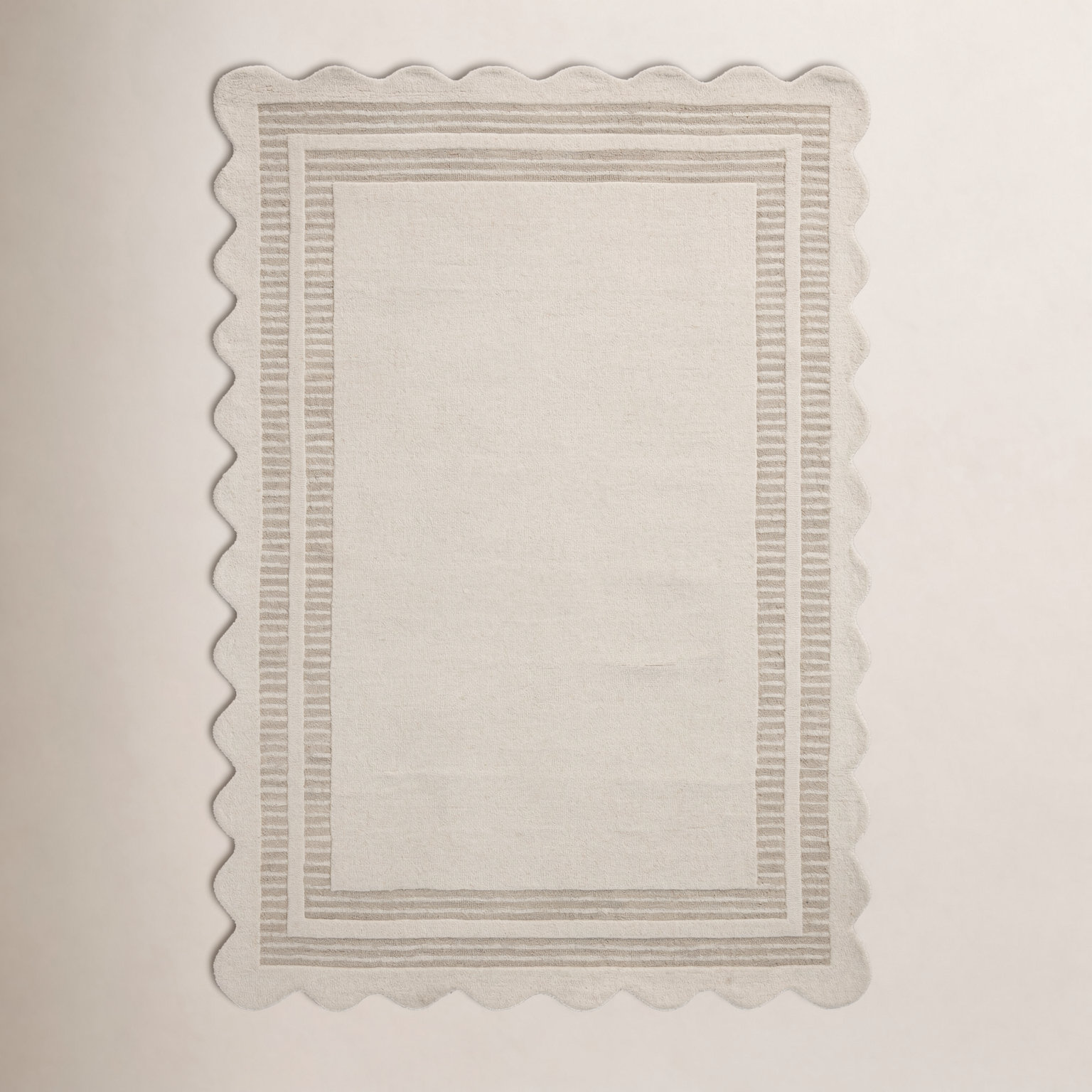 Scottie Area Rug, Rectangle 8'6" x 11'6", Ivory/Grey