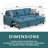 Maitilde Upholstered 83'' Sleeper Sofa-501212250