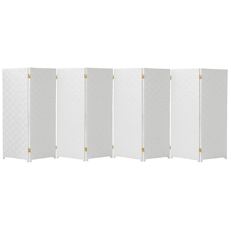Outdoor Folding Screen, White, 3, 71" H