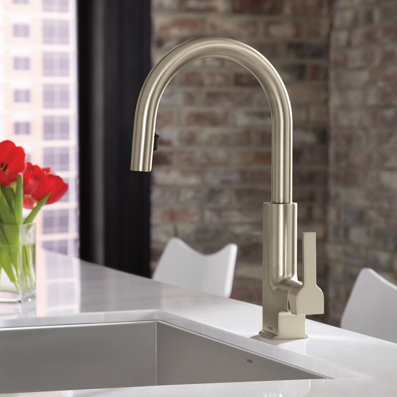 STo Pull-Down Single Handle Kitchen Faucet, Spot Resist Stainless