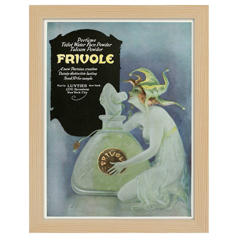 Leinwandbild Vintage Advertising Poster Frivole (1920), Jean De Paleologu