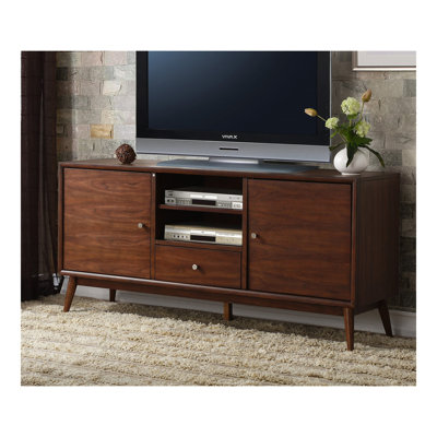 Meuble télé 1Pc avec armoires de rangement à tiroir brun