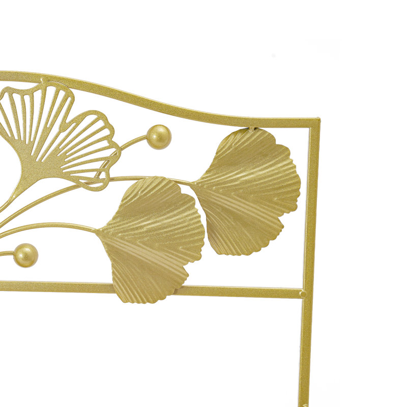 Wall-Mounted Iron Nail Polish Rack, Gold