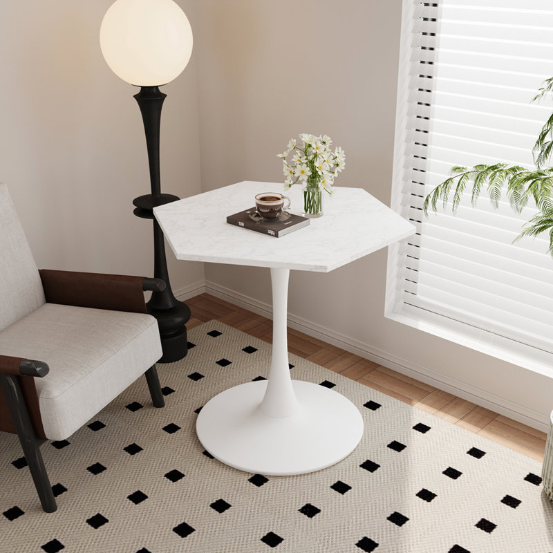 29" H Modern Hexagonal Coffee Table