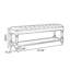 Banc de rangement pour chaussures en bois blanc-111788460