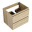 Meuble-lavabo en chêne 24 po avec lavabo en céramique 24 po 2 tiroirs-842311763-842311773