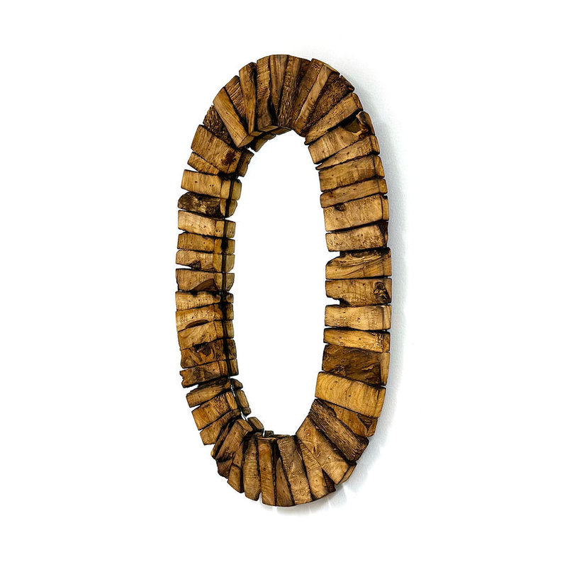 Miroir mural Bayshore Oval Driftwood, 22 po x 14 po