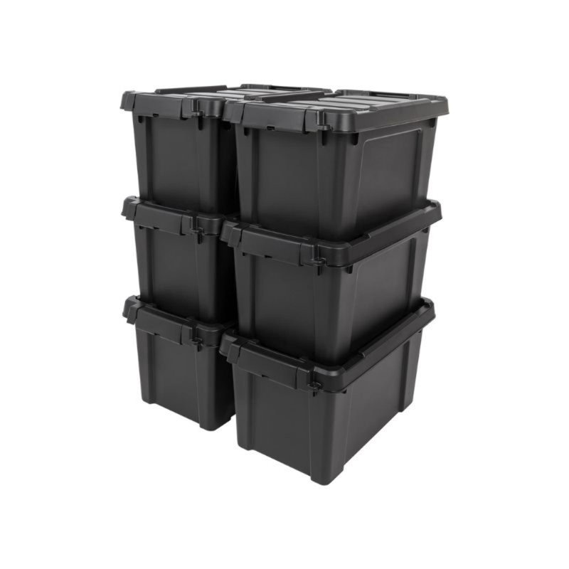 Ensemble de bacs de rangement en plastique