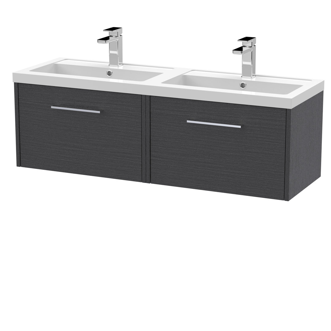 Juno 1200mm Wall Hung Double Vanity Unit