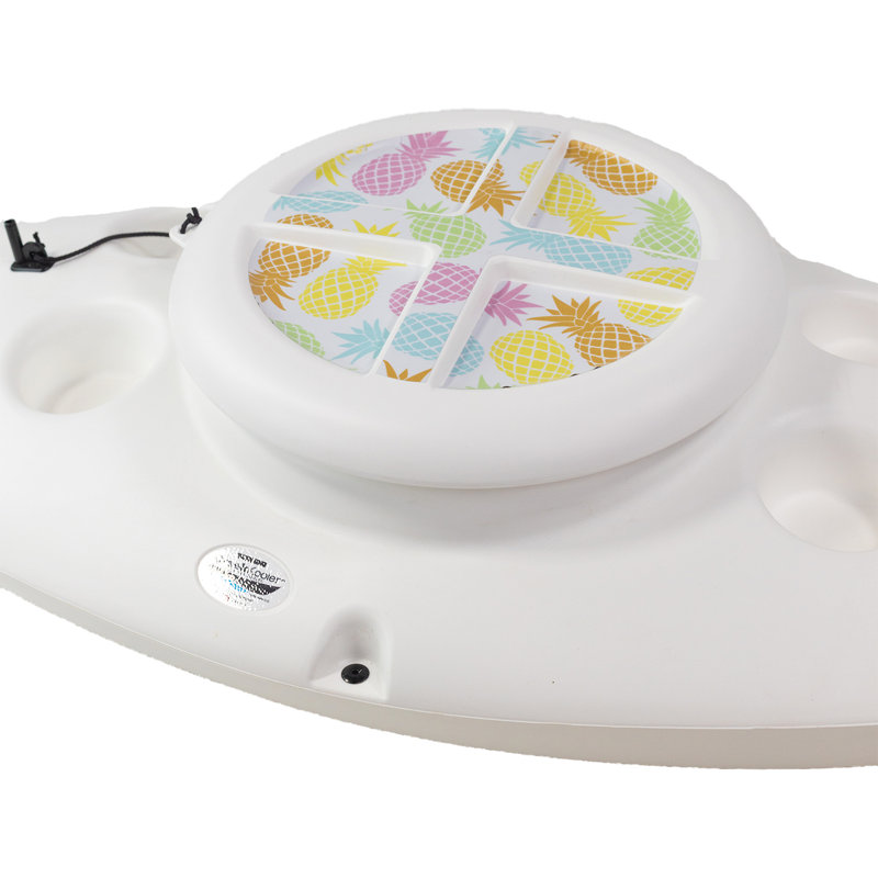 Refroidisseur à boissons flottant isolé de 30 pintes CreekKooler, Blanc