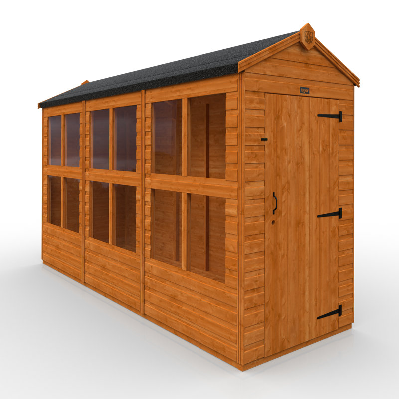 12x4w TigerFlex® Shiplap Apex Sunroom