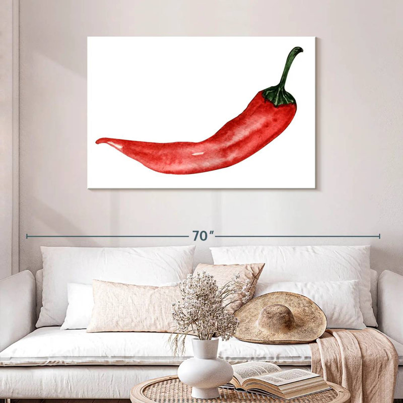 Chili Pepper, 30" H x 45" W