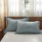 100% French Linen Pillowcase Set Of 2, Pure Flax Pillow Covers With Embroidered-115607242-115607247
