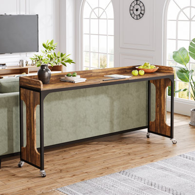 71" Queen Size Overbed Table with Wheels