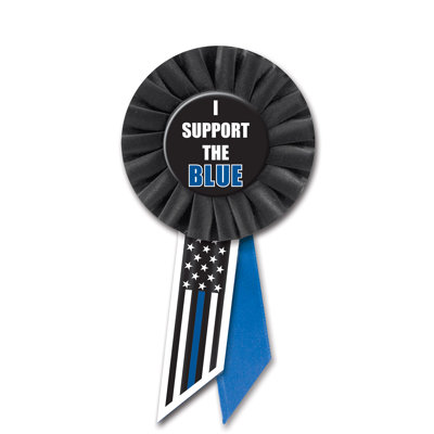 I Support The Blue Rosette
