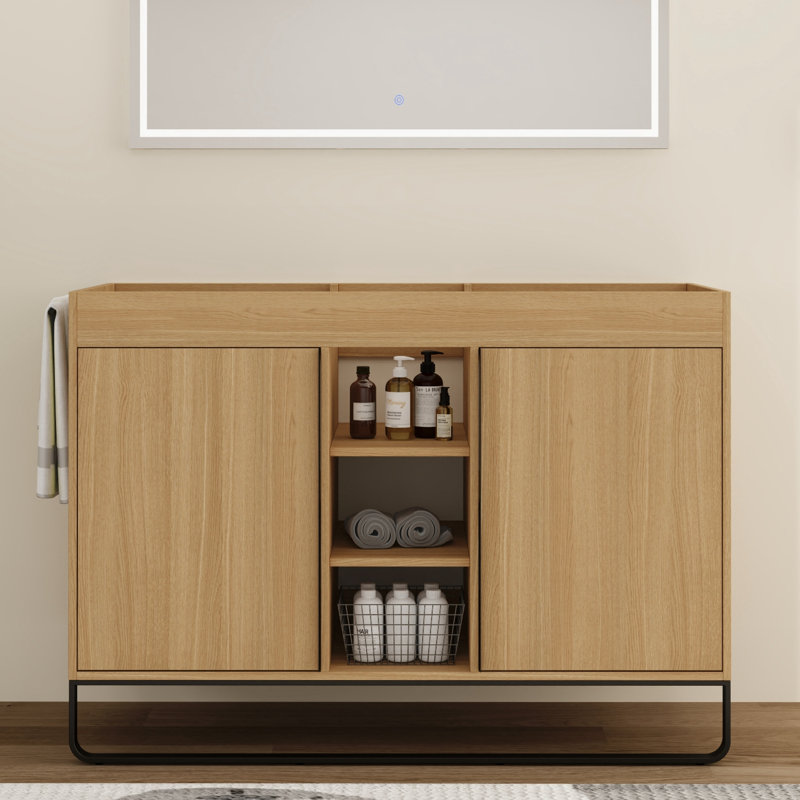 Zarnby 48'' Freestanding Double Bathroom Vanity Base Only