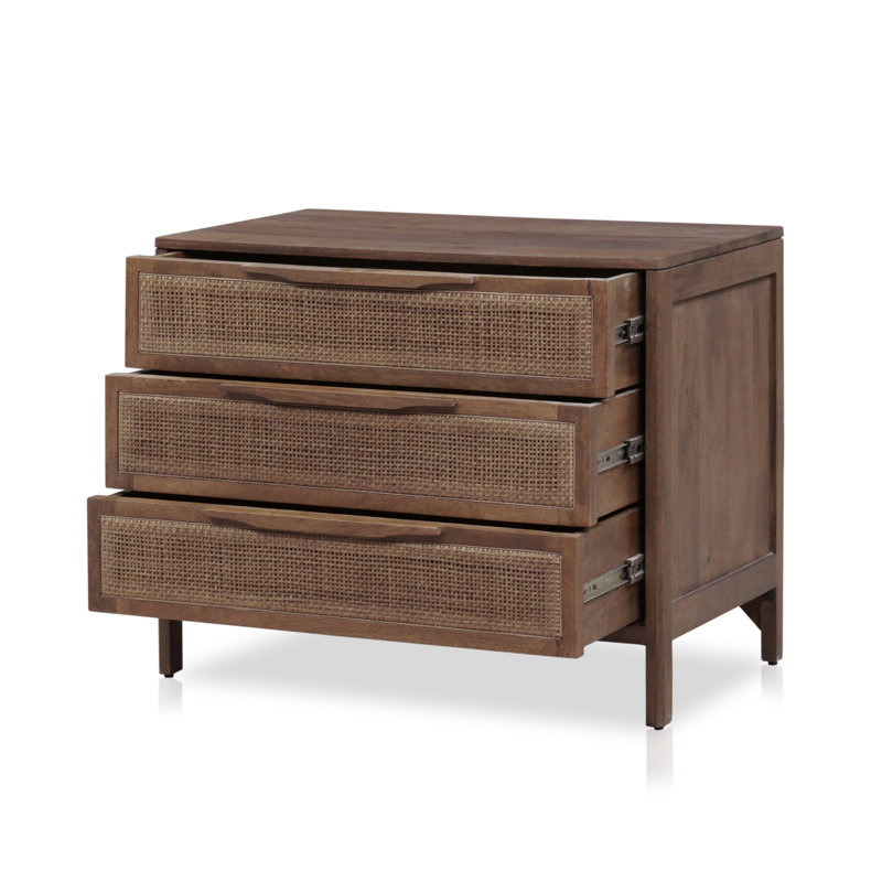 Sydney Large Nightstand, Brown Wash