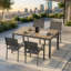 Outdoor Dining Table , 59 " W 35 " D