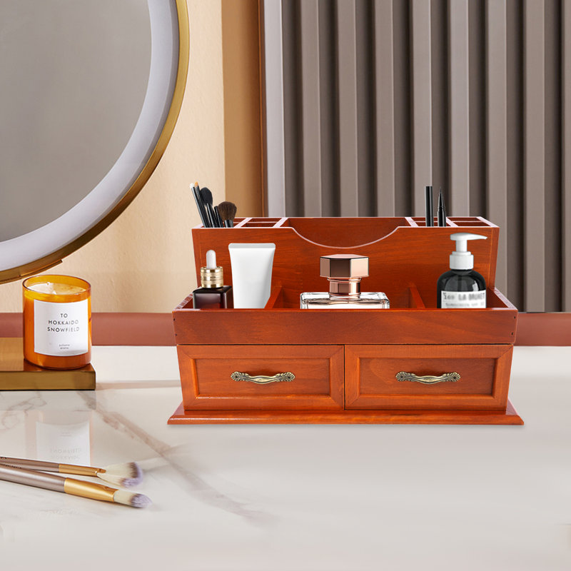 Armoire de bureau avec 12 compartiments et 2 tiroirs