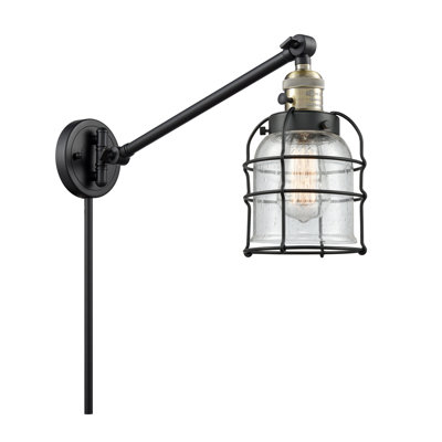 Koa Plug-in Swing Arm Sconce