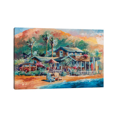 Beaches by Bill Drysdale - Wrapped Canvas Painting