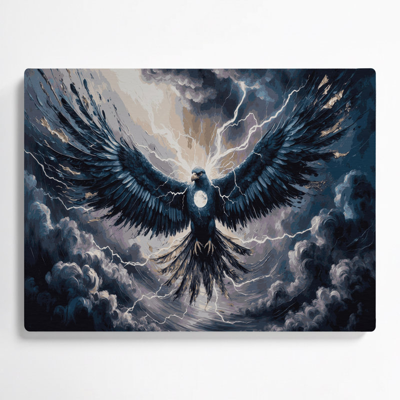 Art mural gris Sci Fi Thunderbird, H 20 po x l 20 po x P 0,05 po