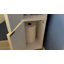 Armoire de rangement mince pour salle de bain, organisateurs de salle de bain étroits et rangement avec 4 pieds réglables, rangement pour salle de lavage pour petits espaces, cuisine, salon, 3 portes - noir-717178972-719104185