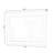 Rectangle Solid wood Wall Mirror