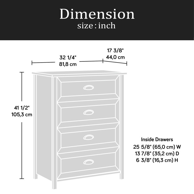 Commode 4 tiroirs