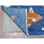 Tapis de couloir bleu en laine douce 4 pi 2 po x 9 pi 9 po Peshawar