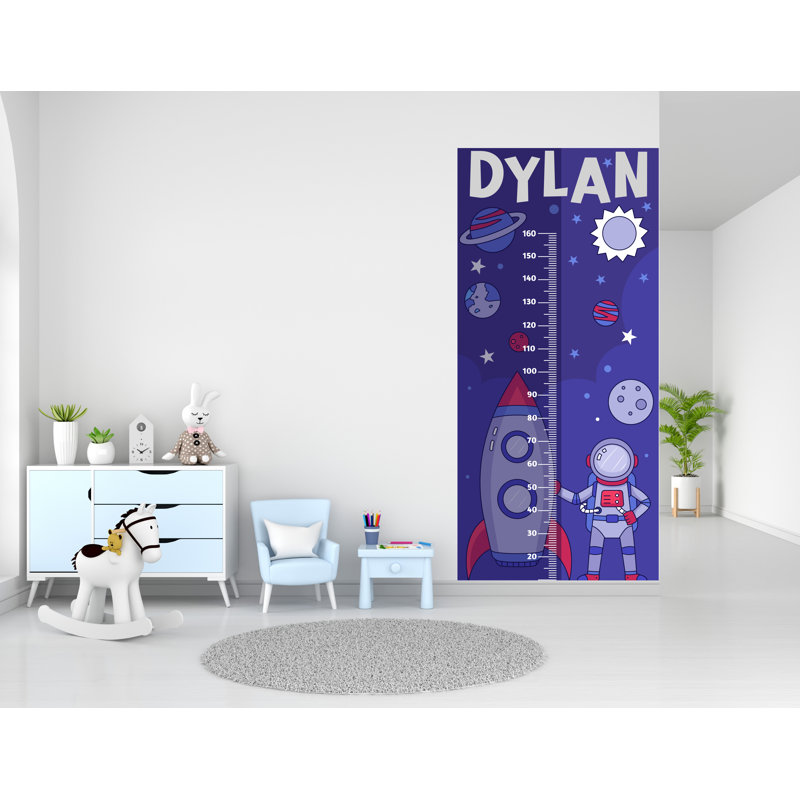 Décalcomanie de règle de courbe de croissance, décalque de règle de croissance pour enfants en vinyle, règle de mesure de hauteur pour décoration de chambre de bébé 326LU