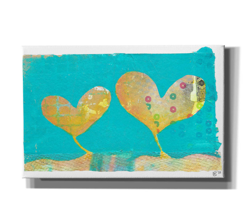 Toile épique Graffiti «Sw Cherts 1» par Laura Gibson, 40 po x 26 po, H 26 po x l 40 po