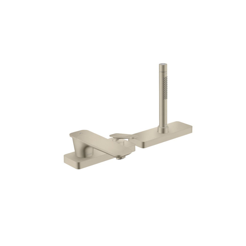Citterio C Tub Filler with Diverter, Brushed Nickel
