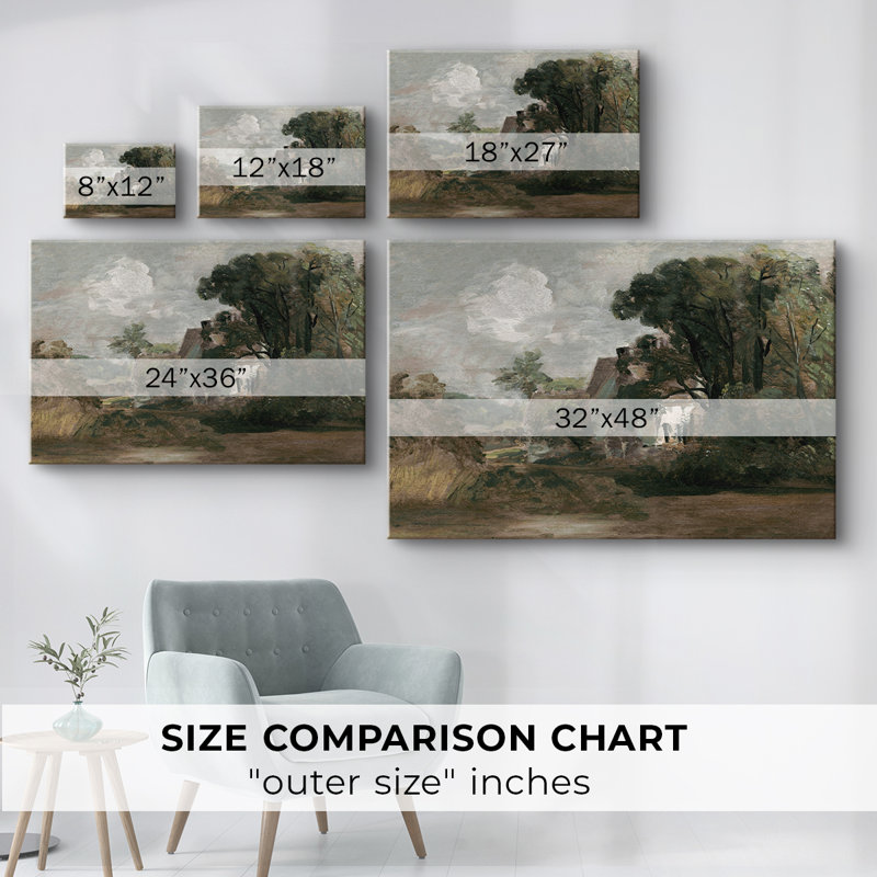 Paysages rétro-CM -Galerie enveloppée Cavas, 40 x 60