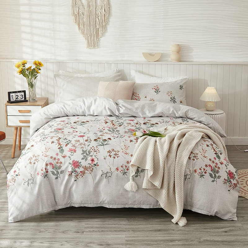 W-QD1869 Literie, Housse de couette pour grand lit