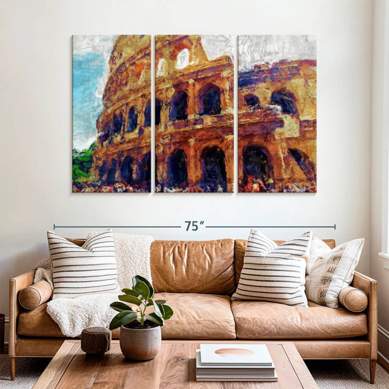 Rorry Rome Colosseum, 42" H x 65" W