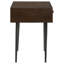 Gibson Coffee Brown 1-Drawer Rectangular Side Table(Only Including Coffee Table)