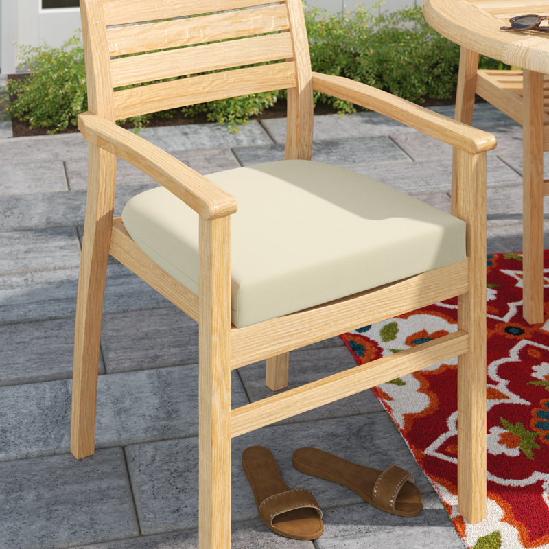 Sol 72 Outdoor™ Sunbrella Seat Cushion 18'' W x 18'' D, 18" W x 18" D, Canvas Canvas Sunbrella®