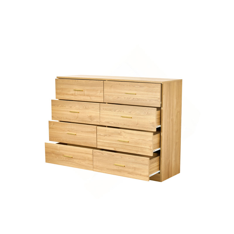 Commode à tiroirs moderne pour chambre à coucher - Vaste commode de rangement, robuste et sécuritaire