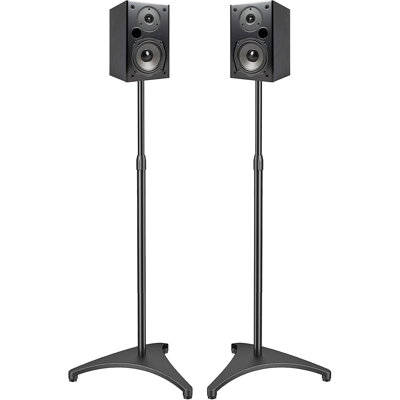 Support universel pour haut-parleurs de son ambiophonique, support pour bibliothèque de 70 cm, convenant aux haut-parleurs de type Klipsch, Polk, youssef et autres grands satellite, pour les haut-parleurs ne pesant pas plus de 9,9 kg.