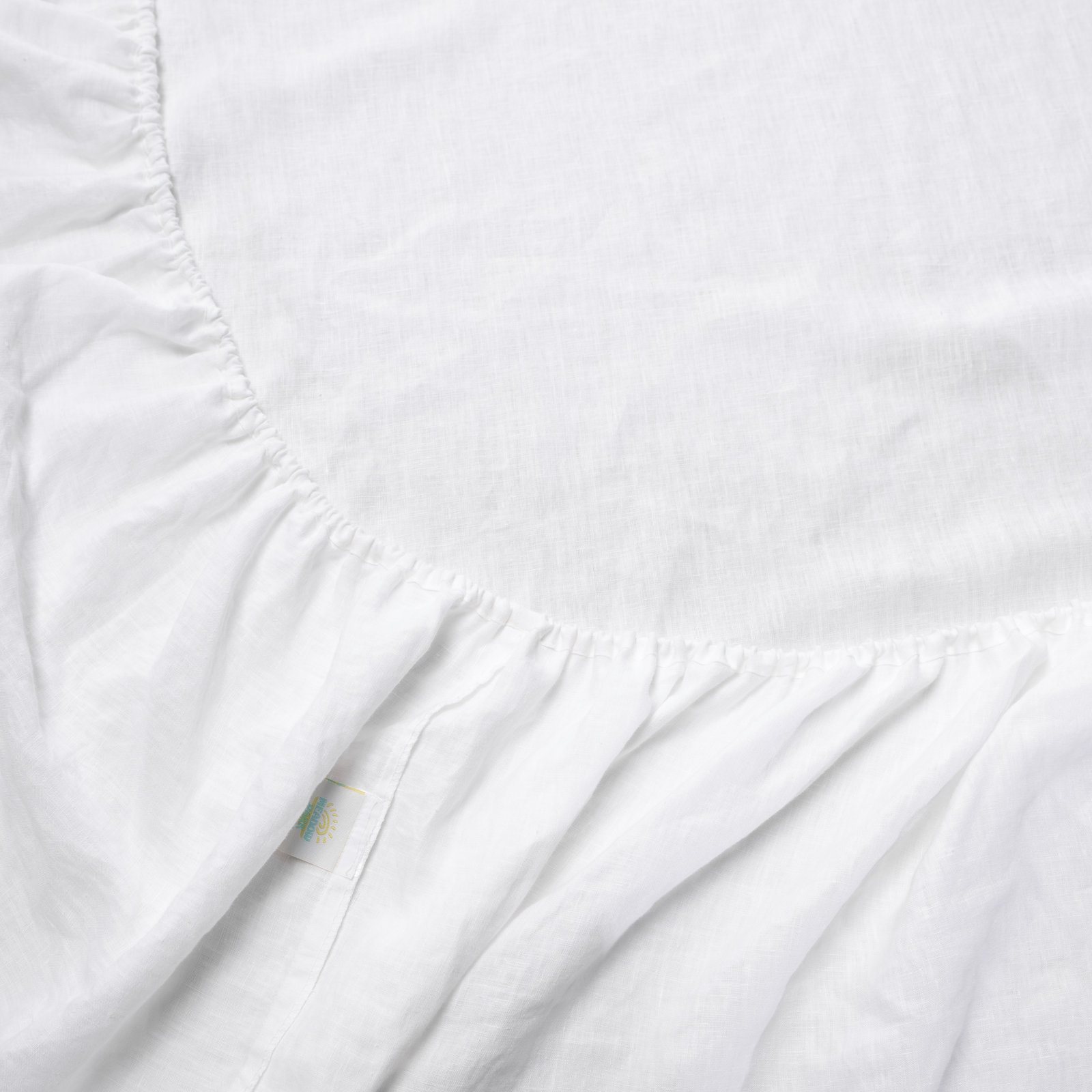 Linen Sheet Set, King Case Pack + 1 Fitted Sheet + 2 Pillowcases, Ivory