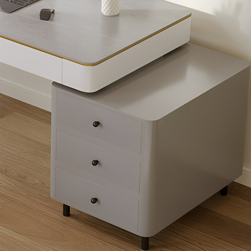 Bureau haut de gamme élégant et luxueux, H 29,52 po x l 62,99 po x P 23,62 po, Noir, Gris