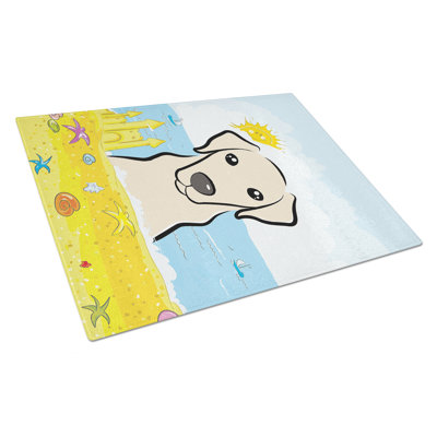 Planche à découper en verre trempé d’été caroline