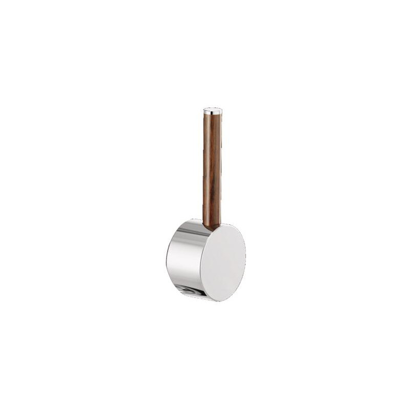 Odin® Pull-Down Faucet with Square Spout, Wood Lever, Polished Chrome