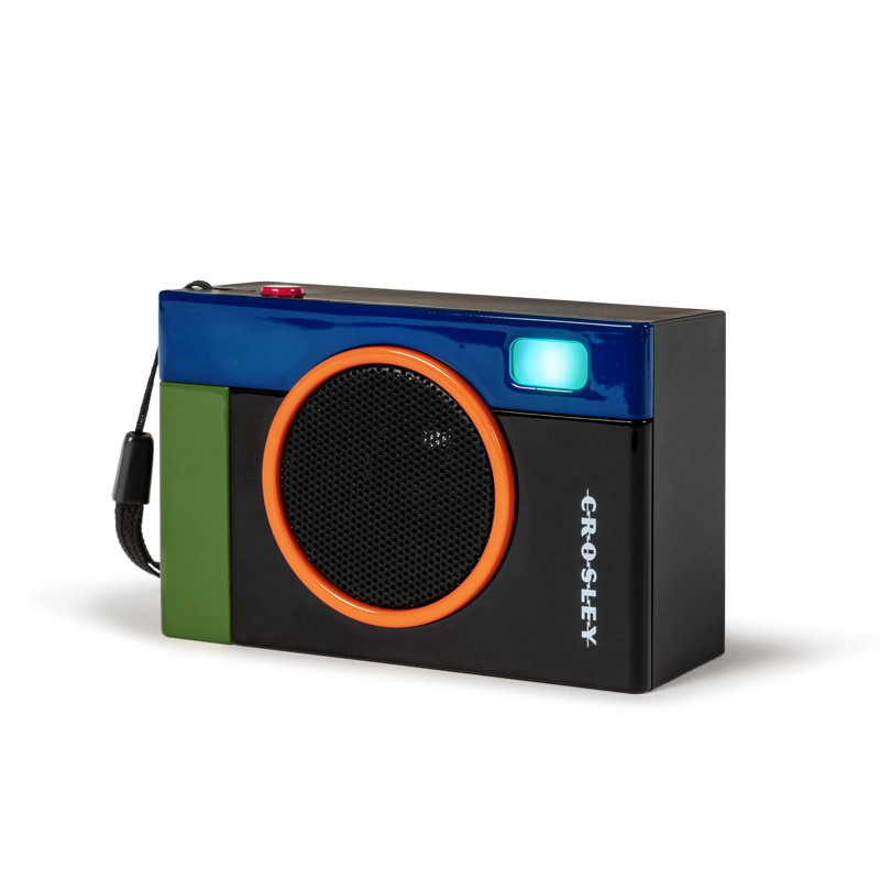 Flashback Portable Bluetooth Speaker, Black