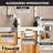 Brushed Nickel Classic Design Z Shape Brackets Double Track Bypass Two Door Hardware Kit-45200018
